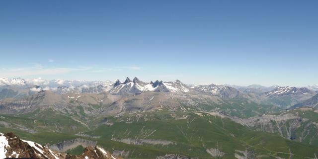 Vue Aiguilles D'arves depuis le Pic Blanc