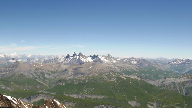 Vue Aiguilles D'arves depuis le Pic Blanc