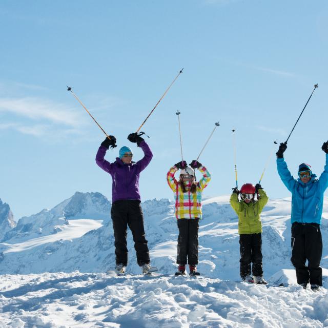 En famille sur l'Alpe d'Huez Grand Domaine Ski