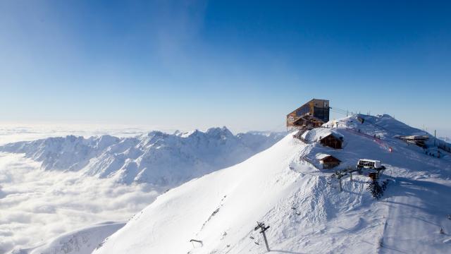 Gare d'arrivée Pic Blanc Alpe d'huez Grand Domaine