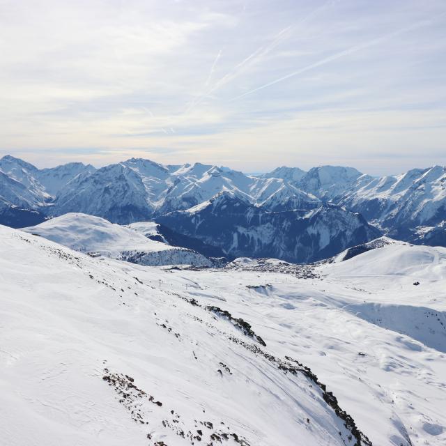 Vue Alpe D'huez@oz En Oisans