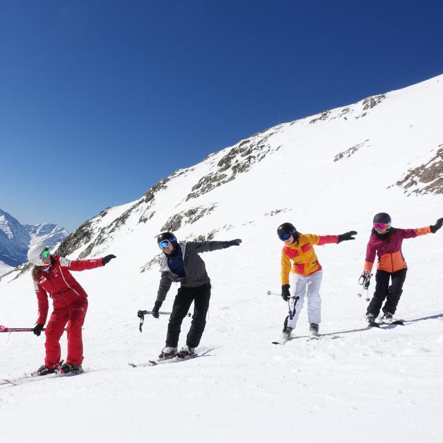 Cours de ski alpin adultes